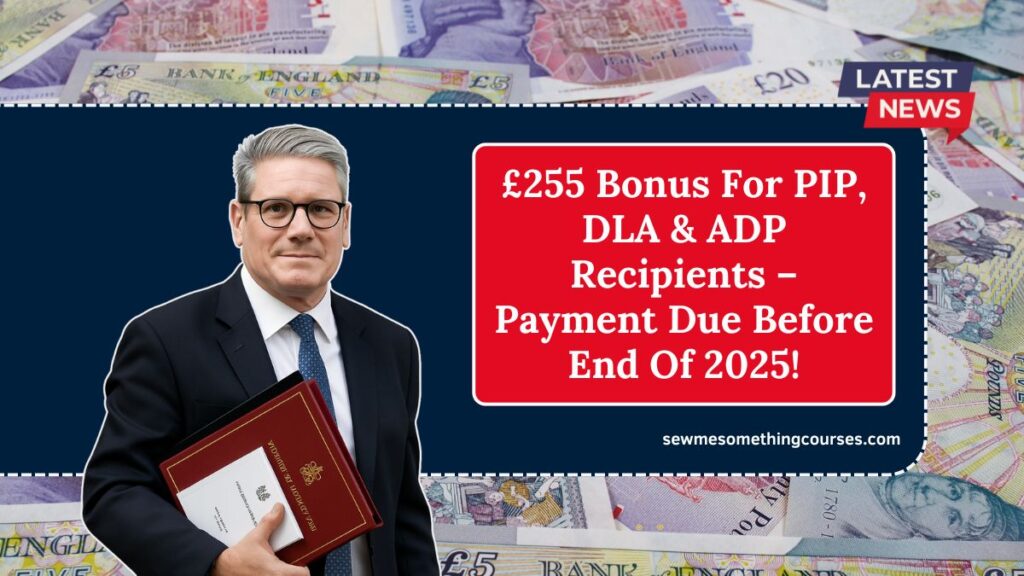 £255 Bonus For PIP, DLA & ADP Recipients – Payment Due Before End Of 2025!