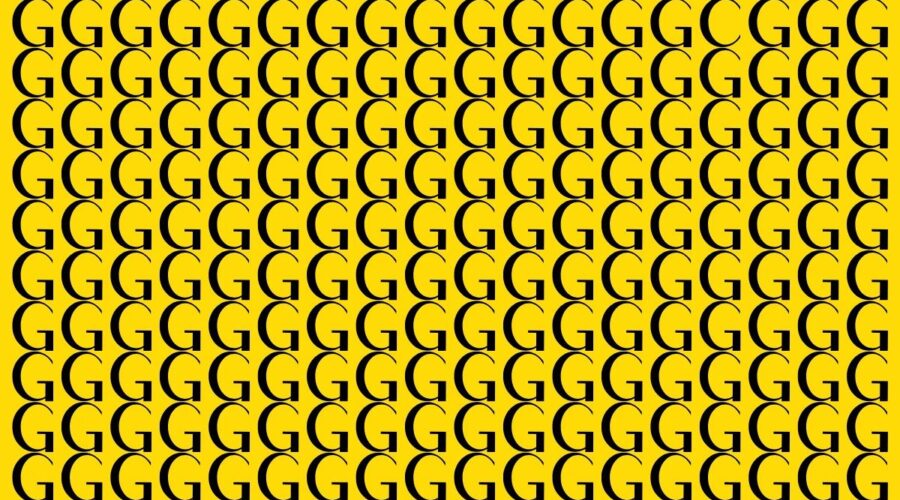 Observation Skills Test: Within 5 Seconds Spot The Letter C among G